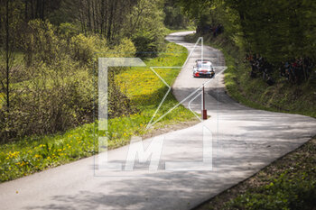 2023-04-20 - 69 Kalle ROVANPERA (FIN), Jonne HALTTUNEN (FIN), TOYOTA GAZOO RACING WRT, TOYOTA Yaris Rally1 Hybrid, WRC, action during the Croatia Rally 2023, 4th round of the 2023 WRC World Rally Car Championship, from April 20 to 23, 2023 in Zagreb, Croatia - AUTO - WRC - CROATIA RALLY 2023 - RALLY - MOTORS