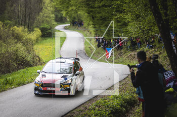 2023-04-20 - 45 Diego DOMINGUEZ (PRY), Rogelio PEÑATE (ESP), FORD Fiesta Rally3, RC3, Rally3, action during the Croatia Rally 2023, 4th round of the 2023 WRC World Rally Car Championship, from April 20 to 23, 2023 in Zagreb, Croatia - AUTO - WRC - CROATIA RALLY 2023 - RALLY - MOTORS