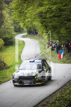 2023-04-20 - 35 Johannes KEFERBÖCK (AUT), Ilka MINOR (AUT), JOHANNES KEFERBÖCK, SKODA Fabia Evo, RC2, Rally2, action during the Croatia Rally 2023, 4th round of the 2023 WRC World Rally Car Championship, from April 20 to 23, 2023 in Zagreb, Croatia - AUTO - WRC - CROATIA RALLY 2023 - RALLY - MOTORS