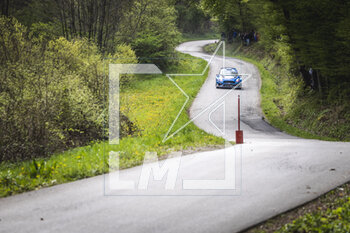 2023-04-20 - 28 Grégoire MUNSTER (LUX), Louis LOUKA (BEL), M-SPORT FORD WORLD RALLY TEAM, FORD Fiesta MkII, RC2, Rally2, action during the Croatia Rally 2023, 4th round of the 2023 WRC World Rally Car Championship, from April 20 to 23, 2023 in Zagreb, Croatia - AUTO - WRC - CROATIA RALLY 2023 - RALLY - MOTORS