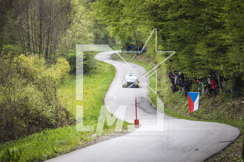 2023-04-20 - 20 Oliver SOLBERG (SWE), Elliott EDMONDSON (GBR), SKODA FABIA RS, RC2, Rally2, action during the Croatia Rally 2023, 4th round of the 2023 WRC World Rally Car Championship, from April 20 to 23, 2023 in Zagreb, Croatia - AUTO - WRC - CROATIA RALLY 2023 - RALLY - MOTORS