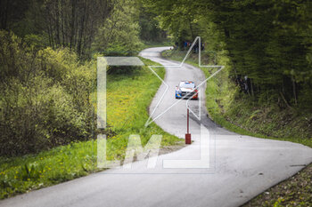 2023-04-20 - 30 Nicolas CIAMIN (FRA), Yannick ROCHE (FRA), VOLKSVAGEN Polo GTI, RC2, Rally2, action during the Croatia Rally 2023, 4th round of the 2023 WRC World Rally Car Championship, from April 20 to 23, 2023 in Zagreb, Croatia - AUTO - WRC - CROATIA RALLY 2023 - RALLY - MOTORS