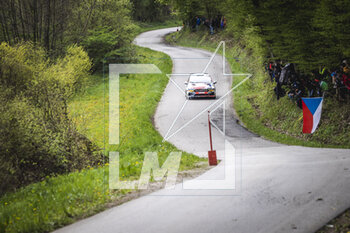 2023-04-20 - 45 Diego DOMINGUEZ (PRY), Rogelio PEÑATE (ESP), FORD Fiesta Rally3, RC3, Rally3, action during the Croatia Rally 2023, 4th round of the 2023 WRC World Rally Car Championship, from April 20 to 23, 2023 in Zagreb, Croatia - AUTO - WRC - CROATIA RALLY 2023 - RALLY - MOTORS