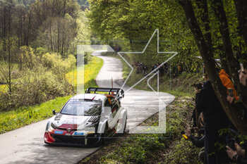 2023-04-20 - 69 Kalle ROVANPERA (FIN), Jonne HALTTUNEN (FIN), TOYOTA GAZOO RACING WRT, TOYOTA Yaris Rally1 Hybrid, WRC, action during the Croatia Rally 2023, 4th round of the 2023 WRC World Rally Car Championship, from April 20 to 23, 2023 in Zagreb, Croatia - AUTO - WRC - CROATIA RALLY 2023 - RALLY - MOTORS