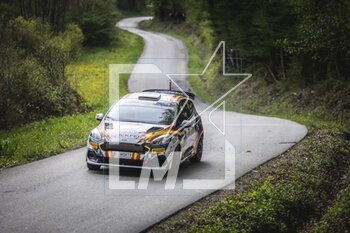 2023-04-20 - 47 Roberto BLACH (ESP), Mauro BARREIRO (ESP), FORD Fiesta Rally3, RC3, Rally3, action during the Croatia Rally 2023, 4th round of the 2023 WRC World Rally Car Championship, from April 20 to 23, 2023 in Zagreb, Croatia - AUTO - WRC - CROATIA RALLY 2023 - RALLY - MOTORS