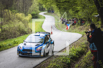 2023-04-20 - 28 Grégoire MUNSTER (LUX), Louis LOUKA (BEL), M-SPORT FORD WORLD RALLY TEAM, FORD Fiesta MkII, RC2, Rally2, action during the Croatia Rally 2023, 4th round of the 2023 WRC World Rally Car Championship, from April 20 to 23, 2023 in Zagreb, Croatia - AUTO - WRC - CROATIA RALLY 2023 - RALLY - MOTORS