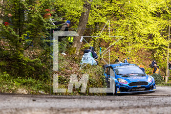 2023-04-21 - 28 Grégoire MUNSTER (LUX), Louis LOUKA (BEL), M-SPORT FORD WORLD RALLY TEAM, FORD Fiesta MkII, RC2, Rally2, action during the Croatia Rally 2023, 4th round of the 2023 WRC World Rally Car Championship, from April 20 to 23, 2023 in Zagreb, Croatia - AUTO - WRC - CROATIA RALLY 2023 - RALLY - MOTORS
