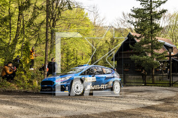 2023-04-21 - 25 Adrien FOURMAUX (FRA), Alexandre CORIA (FRA), M-SPORT FORD WORLD RALLY TEAM, FORD Fiesta MkII, RC2, Rally2, action during the Croatia Rally 2023, 4th round of the 2023 WRC World Rally Car Championship, from April 20 to 23, 2023 in Zagreb, Croatia - AUTO - WRC - CROATIA RALLY 2023 - RALLY - MOTORS