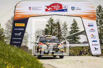 2023-04-21 - 48 Tom RENSONNET (BEL), Loïc DUMONT (BEL), FORD Fiesta Rally3, RC3, Rally3, action during the Croatia Rally 2023, 4th round of the 2023 WRC World Rally Car Championship, from April 20 to 23, 2023 in Zagreb, Croatia - AUTO - WRC - CROATIA RALLY 2023 - RALLY - MOTORS