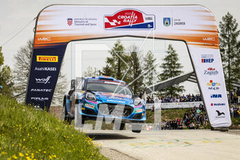 2023-04-21 - 07 Pierre-Louis LOUBET (FRA), Nicolas GILSOUL (FRA), M-SPORT FORD WORLD RALLY TEAM, FORD Puma Rally1 Hybrid, WRC, action during the Croatia Rally 2023, 4th round of the 2023 WRC World Rally Car Championship, from April 20 to 23, 2023 in Zagreb, Croatia - AUTO - WRC - CROATIA RALLY 2023 - RALLY - MOTORS