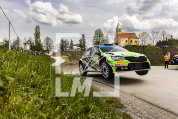 2023-04-21 - 37 Norbert HERCZIG (HUN), Ramon FERENCZ (HUN), SKODA Fabia Evo, RC2, Rally2, action during the Croatia Rally 2023, 4th round of the 2023 WRC World Rally Car Championship, from April 20 to 23, 2023 in Zagreb, Croatia - AUTO - WRC - CROATIA RALLY 2023 - RALLY - MOTORS
