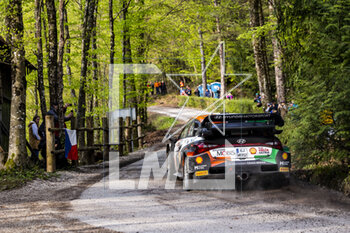 2023-04-21 - 04 Esapekka LAPPI (FIN), Janne FERM (FIN), HYUNDAI SHELL MOBIS WORLD RALLY TEAM, HYUNDAI i20 N Rally1 Hybrid, WRC, action during the Croatia Rally 2023, 4th round of the 2023 WRC World Rally Car Championship, from April 20 to 23, 2023 in Zagreb, Croatia - AUTO - WRC - CROATIA RALLY 2023 - RALLY - MOTORS