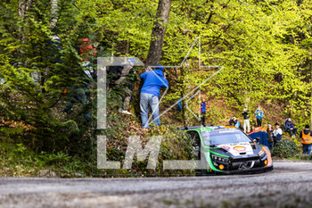 2023-04-21 - 04 Esapekka LAPPI (FIN), Janne FERM (FIN), HYUNDAI SHELL MOBIS WORLD RALLY TEAM, HYUNDAI i20 N Rally1 Hybrid, WRC, action during the Croatia Rally 2023, 4th round of the 2023 WRC World Rally Car Championship, from April 20 to 23, 2023 in Zagreb, Croatia - AUTO - WRC - CROATIA RALLY 2023 - RALLY - MOTORS