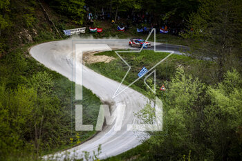 2023-04-21 - 30 Nicolas CIAMIN (FRA), Yannick ROCHE (FRA), VOLKSVAGEN Polo GTI, RC2, Rally2, action during the Croatia Rally 2023, 4th round of the 2023 WRC World Rally Car Championship, from April 20 to 23, 2023 in Zagreb, Croatia - AUTO - WRC - CROATIA RALLY 2023 - RALLY - MOTORS