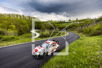2023-04-21 - 69 Kalle ROVANPERA (FIN), Jonne HALTTUNEN (FIN), TOYOTA GAZOO RACING WRT, TOYOTA Yaris Rally1 Hybrid, WRC, action during the Croatia Rally 2023, 4th round of the 2023 WRC World Rally Car Championship, from April 20 to 23, 2023 in Zagreb, Croatia - AUTO - WRC - CROATIA RALLY 2023 - RALLY - MOTORS