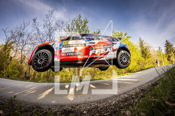 2023-04-22 - 30 Nicolas CIAMIN (FRA), Yannick ROCHE (FRA), VOLKSVAGEN Polo GTI, RC2, Rally2, action during the Croatia Rally 2023, 4th round of the 2023 WRC World Rally Car Championship, from April 20 to 23, 2023 in Zagreb, Croatia - AUTO - WRC - CROATIA RALLY 2023 - RALLY - MOTORS