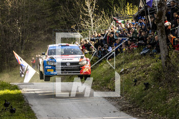 2023-04-22 - 30 Nicolas CIAMIN (FRA), Yannick ROCHE (FRA), VOLKSVAGEN Polo GTI, RC2, Rally2, action during the Croatia Rally 2023, 4th round of the 2023 WRC World Rally Car Championship, from April 20 to 23, 2023 in Zagreb, Croatia - AUTO - WRC - CROATIA RALLY 2023 - RALLY - MOTORS