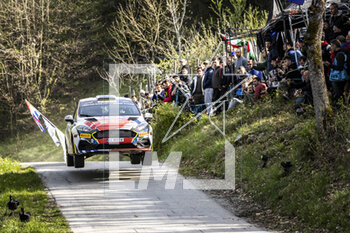 2023-04-22 - 45 Diego DOMINGUEZ (PRY), Rogelio PEÑATE (ESP), FORD Fiesta Rally3, RC3, Rally3, action during the Croatia Rally 2023, 4th round of the 2023 WRC World Rally Car Championship, from April 20 to 23, 2023 in Zagreb, Croatia - AUTO - WRC - CROATIA RALLY 2023 - RALLY - MOTORS