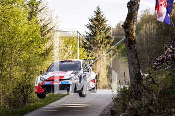 2023-04-22 - 17 Sébastien OGIER (FRA), Vincent LANDAIS (FRA), TOYOTA GAZOO RACING WRT, TOYOTA GR Yaris Rally1 Hybrid, WRC, action during the Croatia Rally 2023, 4th round of the 2023 WRC World Rally Car Championship, from April 20 to 23, 2023 in Zagreb, Croatia - AUTO - WRC - CROATIA RALLY 2023 - RALLY - MOTORS