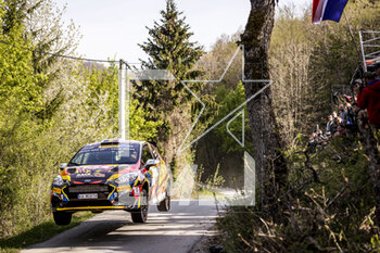 2023-04-22 - 48 Tom RENSONNET (BEL), Loïc DUMONT (BEL), FORD Fiesta Rally3, RC3, Rally3, action during the Croatia Rally 2023, 4th round of the 2023 WRC World Rally Car Championship, from April 20 to 23, 2023 in Zagreb, Croatia - AUTO - WRC - CROATIA RALLY 2023 - RALLY - MOTORS