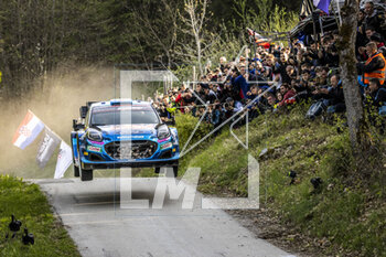 2023-04-22 - 07 Pierre-Louis LOUBET (FRA), Nicolas GILSOUL (FRA), M-SPORT FORD WORLD RALLY TEAM, FORD Puma Rally1 Hybrid, WRC, action during the Croatia Rally 2023, 4th round of the 2023 WRC World Rally Car Championship, from April 20 to 23, 2023 in Zagreb, Croatia - AUTO - WRC - CROATIA RALLY 2023 - RALLY - MOTORS