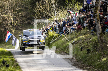 2023-04-22 - 44 Laurent PELLIER (FRA), Marine PELAMOURGUES (FRA), FORD Fiesta Rally3, RC3, Rally3, action during the Croatia Rally 2023, 4th round of the 2023 WRC World Rally Car Championship, from April 20 to 23, 2023 in Zagreb, Croatia - AUTO - WRC - CROATIA RALLY 2023 - RALLY - MOTORS