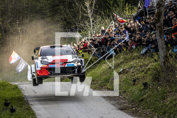 2023-04-22 - 69 Kalle ROVANPERA (FIN), Jonne HALTTUNEN (FIN), TOYOTA GAZOO RACING WRT, TOYOTA Yaris Rally1 Hybrid, WRC, action during the Croatia Rally 2023, 4th round of the 2023 WRC World Rally Car Championship, from April 20 to 23, 2023 in Zagreb, Croatia - AUTO - WRC - CROATIA RALLY 2023 - RALLY - MOTORS