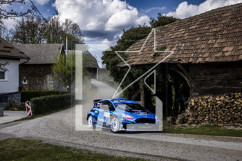 2023-04-22 - 28 Grégoire MUNSTER (LUX), Louis LOUKA (BEL), M-SPORT FORD WORLD RALLY TEAM, FORD Fiesta MkII, RC2, Rally2, action during the Croatia Rally 2023, 4th round of the 2023 WRC World Rally Car Championship, from April 20 to 23, 2023 in Zagreb, Croatia - AUTO - WRC - CROATIA RALLY 2023 - RALLY - MOTORS