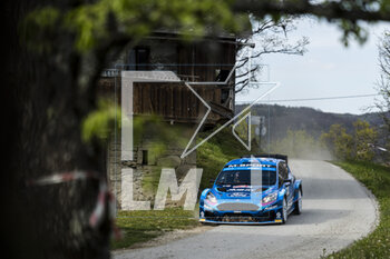 2023-04-22 - 25 Adrien FOURMAUX (FRA), Alexandre CORIA (FRA), M-SPORT FORD WORLD RALLY TEAM, FORD Fiesta MkII, RC2, Rally2, action during the Croatia Rally 2023, 4th round of the 2023 WRC World Rally Car Championship, from April 20 to 23, 2023 in Zagreb, Croatia - AUTO - WRC - CROATIA RALLY 2023 - RALLY - MOTORS
