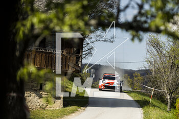 2023-04-22 - 69 Kalle ROVANPERA (FIN), Jonne HALTTUNEN (FIN), TOYOTA GAZOO RACING WRT, TOYOTA Yaris Rally1 Hybrid, WRC, action during the Croatia Rally 2023, 4th round of the 2023 WRC World Rally Car Championship, from April 20 to 23, 2023 in Zagreb, Croatia - AUTO - WRC - CROATIA RALLY 2023 - RALLY - MOTORS