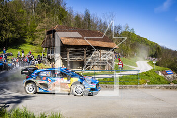 2023-04-23 - 07 Pierre-Louis LOUBET (FRA), Nicolas GILSOUL (FRA), M-SPORT FORD WORLD RALLY TEAM, FORD Puma Rally1 Hybrid, WRC, action during the Croatia Rally 2023, 4th round of the 2023 WRC World Rally Car Championship, from April 20 to 23, 2023 in Zagreb, Croatia - AUTO - WRC - CROATIA RALLY 2023 - RALLY - MOTORS
