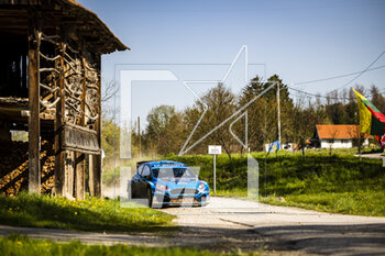 2023-04-23 - 25 Adrien FOURMAUX (FRA), Alexandre CORIA (FRA), M-SPORT FORD WORLD RALLY TEAM, FORD Fiesta MkII, RC2, Rally2, action during the Croatia Rally 2023, 4th round of the 2023 WRC World Rally Car Championship, from April 20 to 23, 2023 in Zagreb, Croatia - AUTO - WRC - CROATIA RALLY 2023 - RALLY - MOTORS