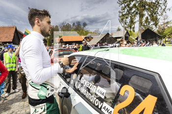 2023-04-23 - GRYAZIN Nikolay (ANA), SKODA FABIA RS, RC2, Rally2, portrait during the Croatia Rally 2023, 4th round of the 2023 WRC World Rally Car Championship, from April 20 to 23, 2023 in Zagreb, Croatia - AUTO - WRC - CROATIA RALLY 2023 - RALLY - MOTORS