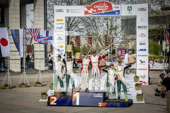2023-04-23 - ROSSEL Yohan (FRA), CITROEN C3 , portrait GRYAZIN Nikolay (ANA), SKODA FABIA RS, RC2, Rally2, portrait, LINDBERG Jussi (FIN), FORD Fiesta Rally3, RC3, Rally3, portrait during the Croatia Rally 2023, 4th round of the 2023 WRC World Rally Car Championship, from April 20 to 23, 2023 in Zagreb, Croatia - AUTO - WRC - CROATIA RALLY 2023 - RALLY - MOTORS