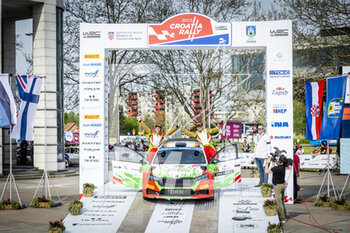 2023-04-23 - 32 Armin KREMER (DEU), Ella KREMER (DEU), SKODA Fabia Evo, RC2, Rally2, action during the Croatia Rally 2023, 4th round of the 2023 WRC World Rally Car Championship, from April 20 to 23, 2023 in Zagreb, Croatia - AUTO - WRC - CROATIA RALLY 2023 - RALLY - MOTORS