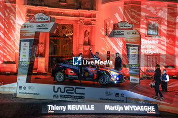 2023-05-11 - Thierry Neuville (Bel) Martijn Wydaeghe (Bel) Of Team Hyundai Shell Mobis World Rally Team,Hyundai I20 N Rally1 Hybrid,Ceremonial Start,May 11, 2023 in Coimbra, Portugal. - FIA WORLD RALLY CHAMPIONSHIP  VODAFONE RALLY DE PORTUGAL 2023 - RALLY - MOTORS