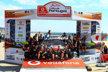 2023-05-14 - Kalle Rovanpera (Fin) Jonne Halttunen (Fin) Of Team Toyota Gazoo Racing Wrt, Toyota Gr Yaris Rally1 Hybrid,Celebrating The Final Podium May 14, 2023 ,Portugal - FIA WORLD RALLY CHAMPIONSHIP  VODAFONE RALLY DE PORTUGAL 2023 - RALLY - MOTORS