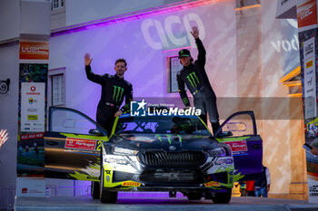 2023-05-11 - SOLBERG Oliver (swe), Skoda Fabia R5, portrait Ceremonial Start during the Rally Portugal 2023, 5th round of the 2023 WRC World Rally Championship, from May 11 to 14, 2023 in Porto, Portugal - AUTO - WRC - RALLY PORTUGAL 2023 - RALLY - MOTORS
