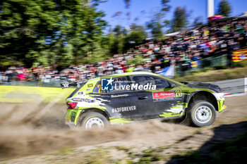 2023-05-14 - 21 SOLBERG Oliver (swe), EDMONSON Elliot (gbr), Skoda Fabia R5, action during the Rally Portugal 2023, 5th round of the 2023 WRC World Rally Championship, from May 11 to 14, 2023 in Porto, Portugal - AUTO - WRC - RALLY PORTUGAL 2023 - RALLY - MOTORS