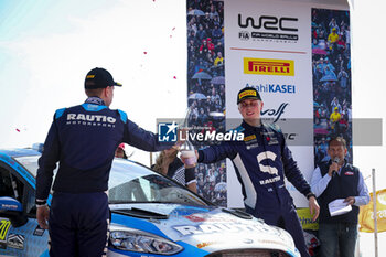 2023-05-14 - 70 Roope KORHONEN (FIN), Anssi VIINIKKA (FIN), FORD Fiesta Rally3, RC3 podium, portrait during the Rally Portugal 2023, 5th round of the 2023 WRC World Rally Championship, from May 11 to 14, 2023 in Porto, Portugal - AUTO - WRC - RALLY PORTUGAL 2023 - RALLY - MOTORS