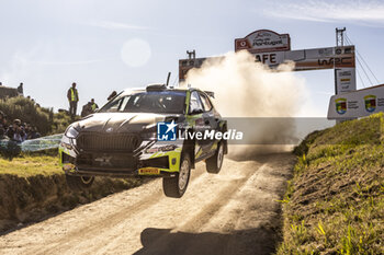2023-05-14 - 21 Oliver SOLBERG (SWE), Elliott EDMONDSON (GBR), SKODA FABIA RS, RC2, Rally2, action during the Rally de Portugal 2023, 5th round of the 2023 WRC World Rally Car Championship, from May 11 to 14, 2023 in Matosinhos, Portugal - AUTO - WRC - RALLY DE PORTUGAL 2023 - RALLY - MOTORS