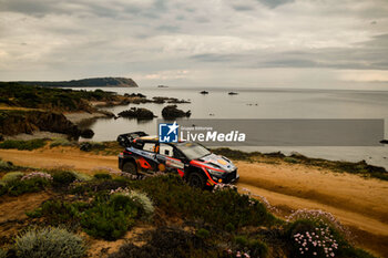 2023-06-04 - Dani Sordo (Esp) Carrera Candido (Esp) Of Team Hyundai Shell Mobis World Rally Team,Hyundaii20 N Rally1 Hybrid,During,Rena Majore 04, 2023 in Olbia,Sardinia,Italy. - FIA WORLD RALLY CHAMPIONSHIP  WRC RALLY ITALIA SARDEGNA 2023 - RALLY - MOTORS