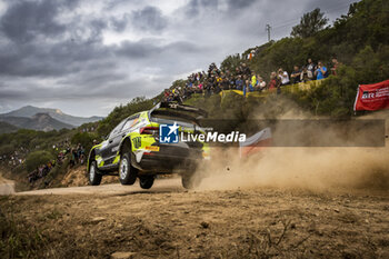 2023-06-01 - 22 Oliver SOLBERG (SWE), Elliott EDMONDSON (GBR), SKODA FABIA RS, RC2, Rally2, action during the Rally Italia Sardegna 2023, 6th round of the 2023 WRC World Rally Car Championship, from June 1 to 4, 2023 in Olbia, Italy - AUTO - WRC - RALLY ITALIA SARDEGNA 2023 - RALLY - MOTORS