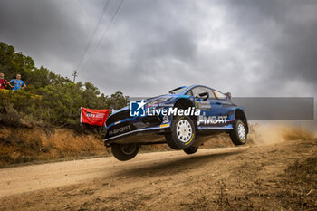 2023-06-01 - 27 Adrien FOURMAUX (FRA), Alexandre CORIA (FRA), M-SPORT FORD WORLD RALLY TEAM, FORD Fiesta MkII, RC2, Rally2, action during the Rally Italia Sardegna 2023, 6th round of the 2023 WRC World Rally Car Championship, from June 1 to 4, 2023 in Olbia, Italy - AUTO - WRC - RALLY ITALIA SARDEGNA 2023 - RALLY - MOTORS
