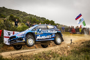 2023-06-01 - 27 Adrien FOURMAUX (FRA), Alexandre CORIA (FRA), M-SPORT FORD WORLD RALLY TEAM, FORD Fiesta MkII, RC2, Rally2, action during the Rally Italia Sardegna 2023, 6th round of the 2023 WRC World Rally Car Championship, from June 1 to 4, 2023 in Olbia, Italy - AUTO - WRC - RALLY ITALIA SARDEGNA 2023 - RALLY - MOTORS