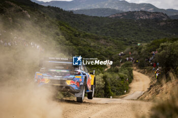 2023-06-01 - 07 Pierre-Louis LOUBET (FRA), Nicolas GILSOUL (FRA), M-SPORT FORD WORLD RALLY TEAM, FORD Puma Rally1 Hybrid, WRC, action during the Rally Italia Sardegna 2023, 6th round of the 2023 WRC World Rally Car Championship, from June 1 to 4, 2023 in Olbia, Italy - AUTO - WRC - RALLY ITALIA SARDEGNA 2023 - RALLY - MOTORS