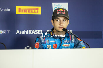 2023-06-01 - LOUBET Pierre-Louis (FRA), FORD Puma Rally1 Hybrid, portrait conference de presse, press conference during the Rally Italia Sardegna 2023, 6th round of the 2023 WRC World Rally Car Championship, from June 1 to 4, 2023 in Olbia, Italy - AUTO - WRC - RALLY ITALIA SARDEGNA 2023 - RALLY - MOTORS