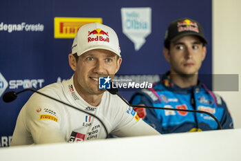 2023-06-01 - OGIER Sébastien (FRA), TOYOTA GR Yaris Rally1 Hybrid, portrait, conference de presse, press conference during the Rally Italia Sardegna 2023, 6th round of the 2023 WRC World Rally Car Championship, from June 1 to 4, 2023 in Olbia, Italy - AUTO - WRC - RALLY ITALIA SARDEGNA 2023 - RALLY - MOTORS