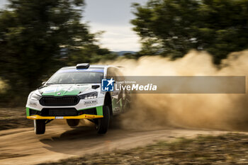 2023-06-01 - 32 Sami PAJARI (FIN), Enni MÄLKÖNEN (FIN), TOKSPORT WRT, SKODA Fabia RS, RC2, Rally2, action during the Rally Italia Sardegna 2023, 6th round of the 2023 WRC World Rally Car Championship, from June 1 to 4, 2023 in Olbia, Italy - AUTO - WRC - RALLY ITALIA SARDEGNA 2023 - RALLY - MOTORS