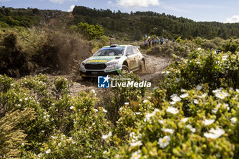 2023-06-02 - 26 Emil LINDHOLM (FIN), Reeta HAMALAINEN (FIN), TOKSPORT WRT, SKODA FABIA RS, RC2, Rally2, action during the Rally Italia Sardegna 2023, 6th round of the 2023 WRC World Rally Car Championship, from June 1 to 4, 2023 in Olbia, Italy - AUTO - WRC - RALLY ITALIA SARDEGNA 2023 - RALLY - MOTORS